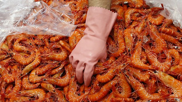 Prawns. Yum. (AAP)