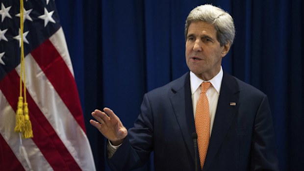 US Secretary of State John Kerry.(AP Photo/Nicolas Asfouri, Pool)