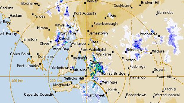 A severe weather warning has been issued for South Australia's north-east. (BoM)