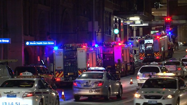 Emergency services were called when thick smoke emerged from a nearby lane. (9NEWS)