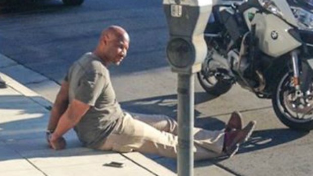 Charles Belk was wrongfully detained by police after being suspected of committing a bank robbery. (Facebook) 