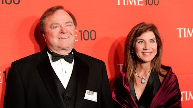 Harold Hamm and ex-wife Sue Ann Hamm. (AAP)