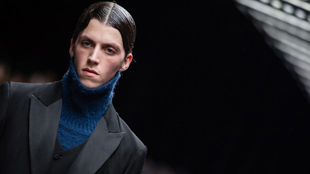 The catwalk showcased looks from futuristic threads to denim. (AAP)