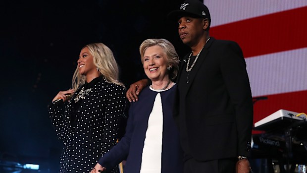 Beyonce and Jay-Z have officially endorsed Presidential candidate Hillary Clinton. (Getty)