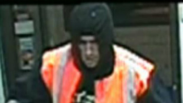 The bandit was captured on CCTV during at least two of the robberies. (South Australia Police)