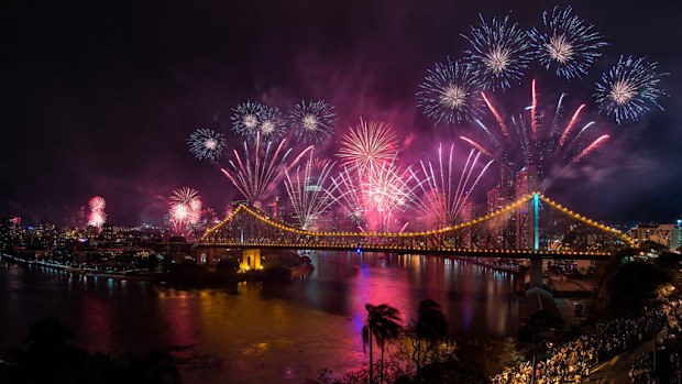 Brisbane's Riverfire is an annual, free celebration. (AAP)