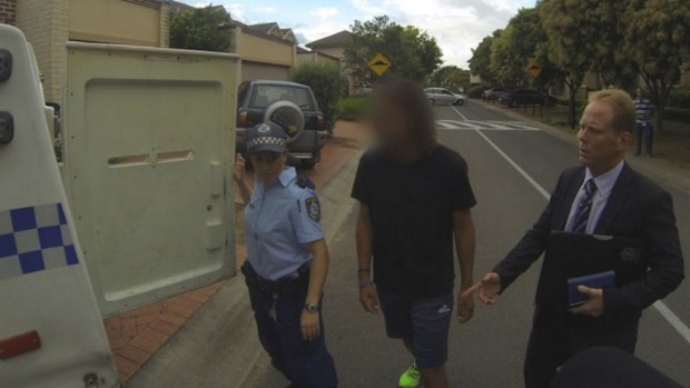Police have arrested two men over alleged fixing of a professional tennis match. (NSW Police)