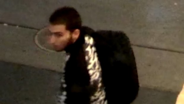 CCTV vision of the man wanted by Canadian police. (CTV News)