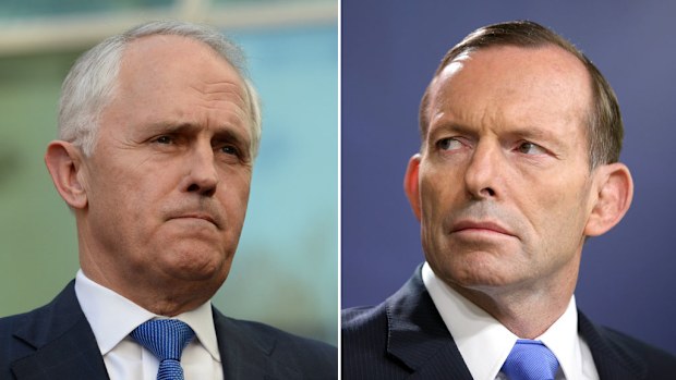 Malcolm Turnbull and Tony Abbott.