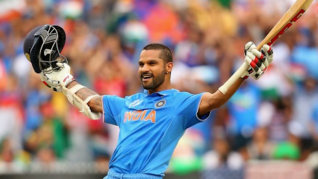 Shikhar Dhawan hit a career best 137. (Getty)
