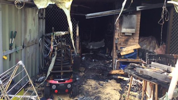The building has significant damage. (Twitter @FRNSW) 