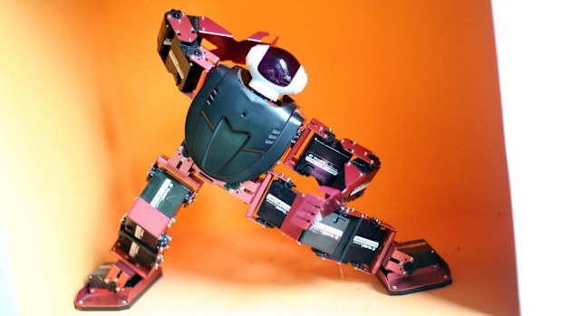 An AI robot in Shanghai. (AAP)