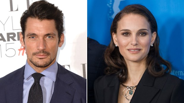 Actor David Gandy and actress Natalie Portman were judged the most beautiful celebrities. (AAP)