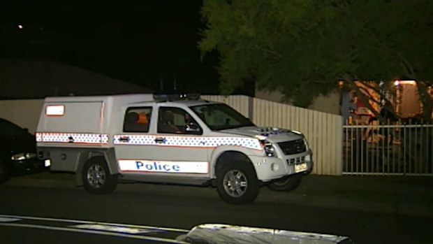 Police at the scene. (9NEWS)