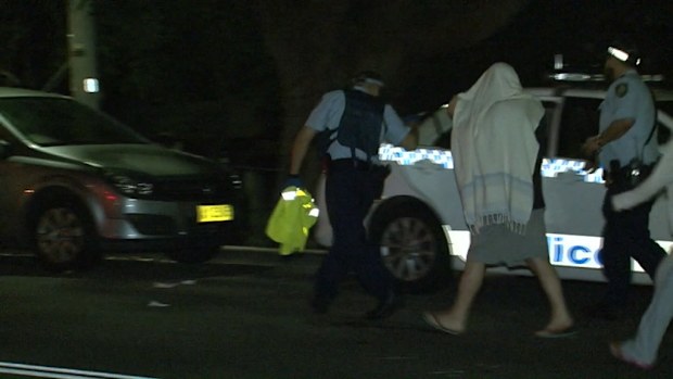 Paramedics tried to save the man at the scene. (9NEWS)