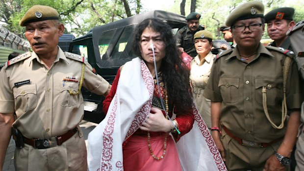 Indian activist Irom Sharmila has been released from prison after a 14-year hunger strike. (Getty)