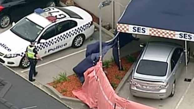 A 43-year-old AFP officer and a 38-year-old Victoria Police officer remain in hospital. (9NEWS)