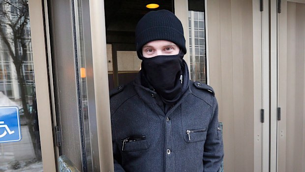 A file image of Aaron Driver, named by Canadian media as the suspect. (AAP)