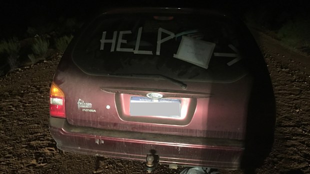 Ravensthorpe police found the deserted car on a remote 4WD track. (WA Police) 