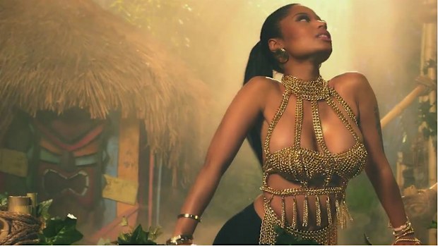 Minaj's raunchy Anaconda video has created a stir. (Picture: supplied)
