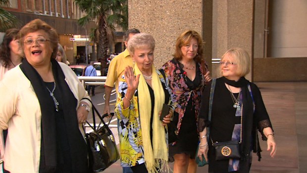 Roseanne Beckett outside court today. (9NEWS)