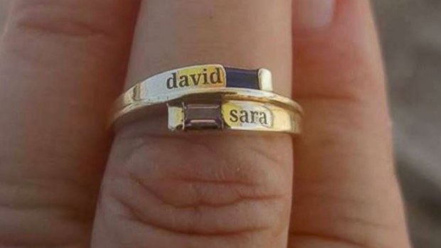The ring that kept a lost son close. Image: Facebook/ Beth Andres