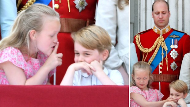 Prince George and Savannah Phillips