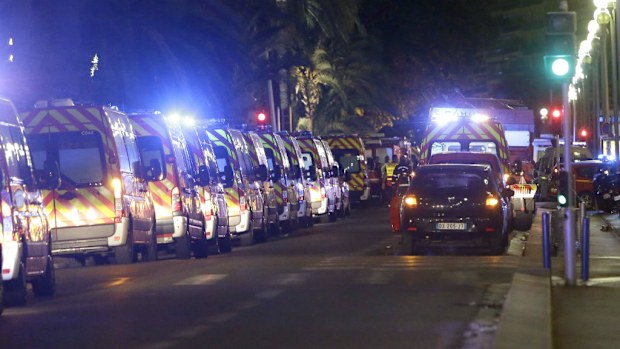 At least 77 people have been killed in Nice, France. (AAP)