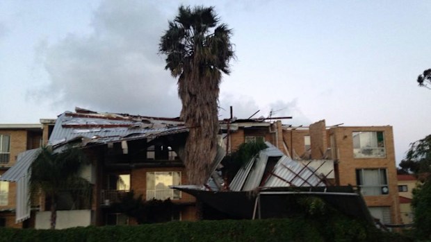 Residents have been evacuated from a building in Attadale. (9NEWS)