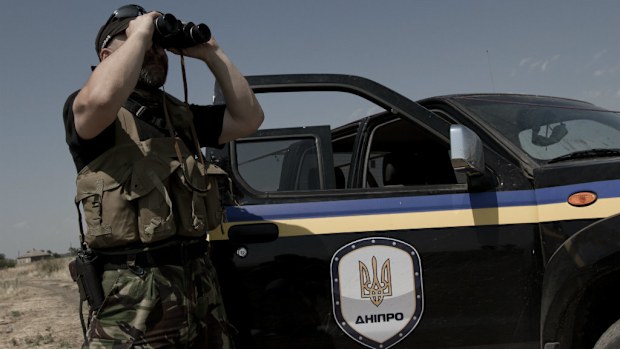 Ukraine claims its soldiers stopped a Russian convoy from entering the country. (Getty)