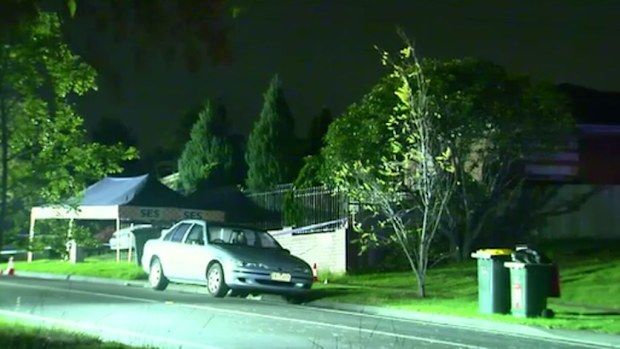 The shots were fired after a fight broke out at the property. (9NEWS)