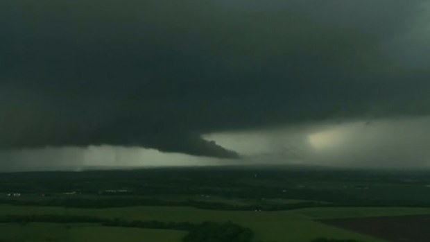 There are fears the tornado could hit Oklahoma City. (9NEWS)