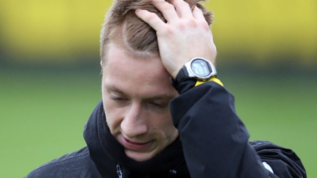 Germany and Borussia Dortmund forward Marco Reus has been fined E540,000 ($A809,000). (AAP)