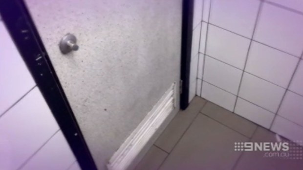 The body was found in a toilet cubicle. (9NEWS)