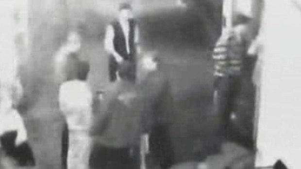 Security footage from the incident. (AAP)