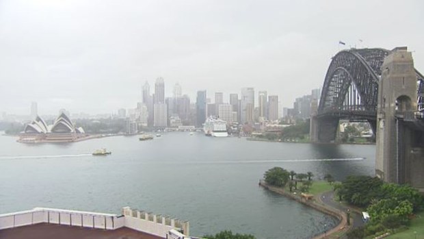 Rain is hammering Sydney as summer comes to a close. (Supplied)