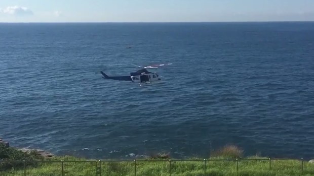 Police are searching for a missing Sydney fisherman. (Twitter / @KellyFedor)