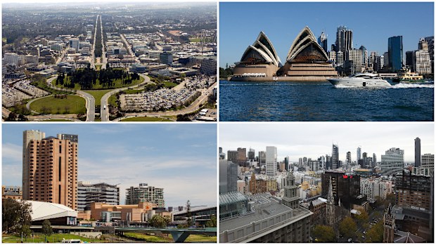 Canberra, Sydney, Melbourne and Adelaide are set to experience synchronised temperatures next Tuesday. (AAP)