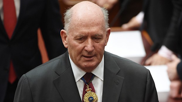 Governor-General Sir Peter Cosgrove said the relationship between the US and Australia is rock solid. (AAP)