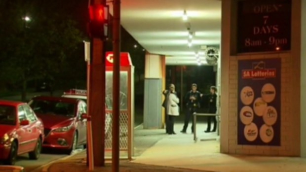 A supermarket worker has allegedly been held up with a knife during a robbery in Adelaide. (9NEWS)