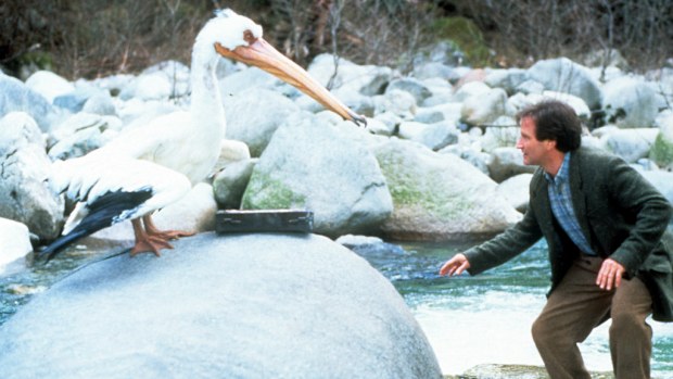 Robin Williams in Jumanji, a movie apparently beloved of at least one Islamic militant. (Getty)