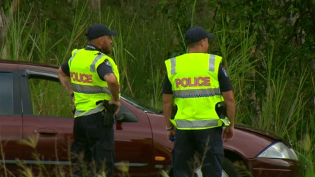 Police at the scene. (9NEWS)