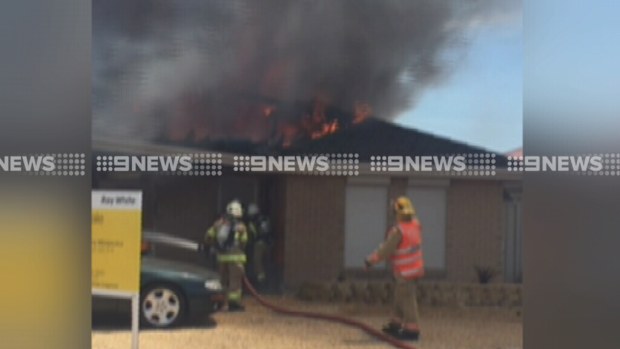 Firefighters were unable to save the home. (9NEWS)