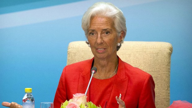 IMF chief Christine Lagarde. (AAP)