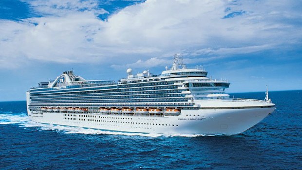 A crew member on board the Emerald Princess died following a gas explosion. (File/Twitter)