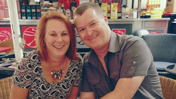 Andrew Wells and wife Suzanne Axten-Wells. (Supplied)