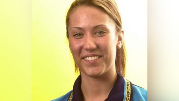 Janna Sladic during her time with basketball team University of Canberra Capitals. 