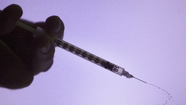 Hepatitis C is spread through blood-to-blood contact, such as through re-using needles. (AAP)