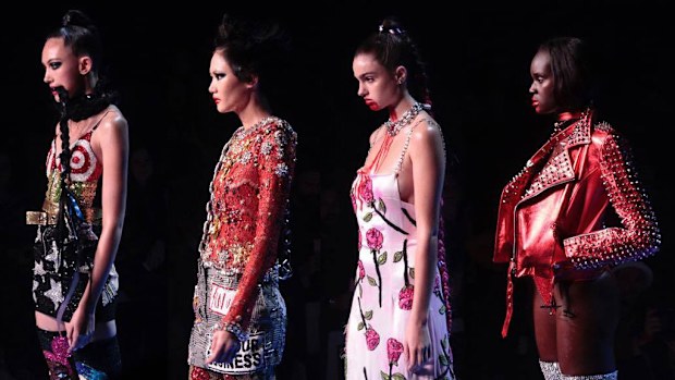 Di$count Universe debuts its new line at Mercedes-Benz Fashion Week (Mary Jordan)