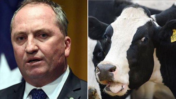 Barnaby Joyce has ruled out a levy on the milk industry.